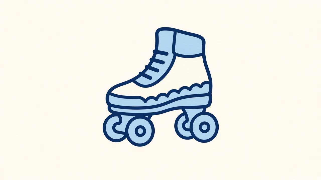 Roller Skating — Artistic illustration